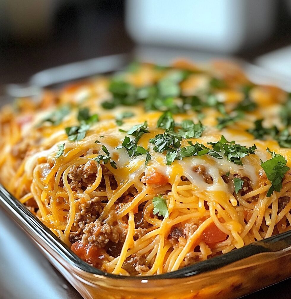 Taco Spaghetti Bake