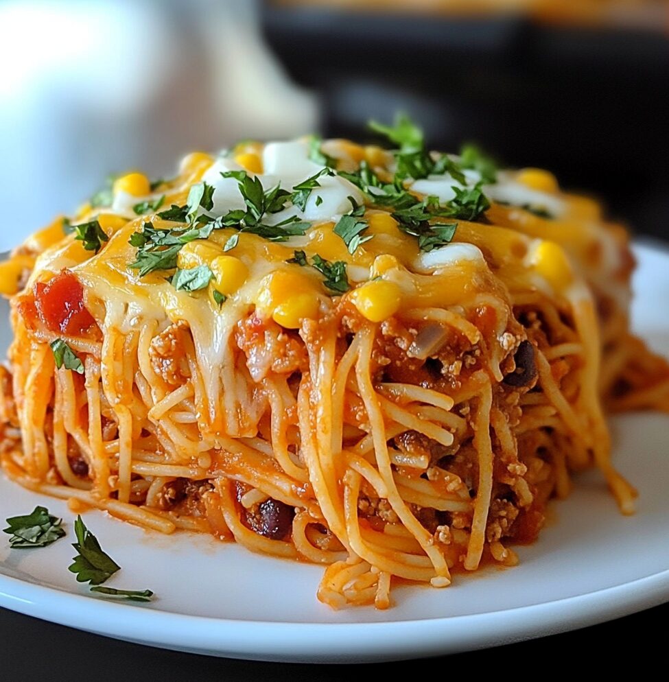 Taco Spaghetti Bake