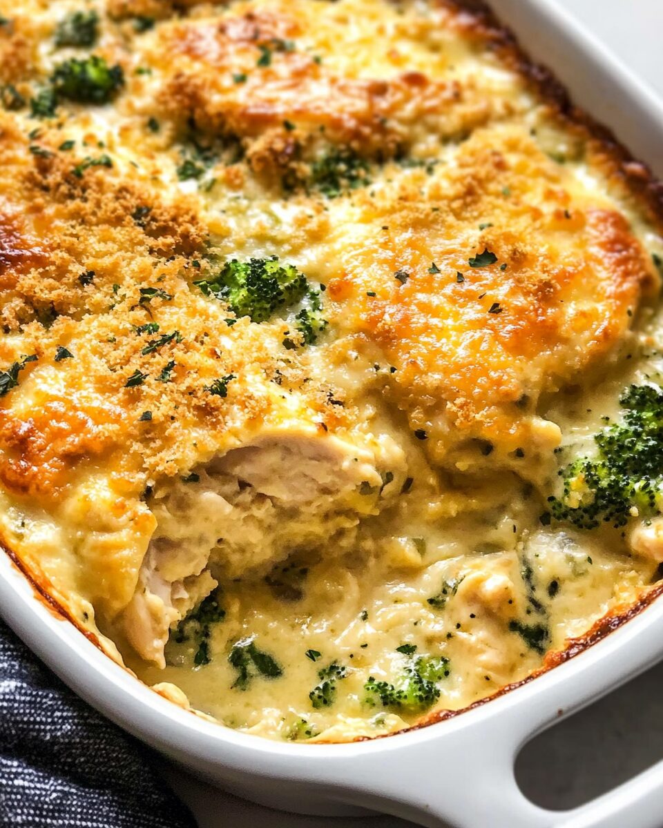 Creamy Chicken Divan Bake
