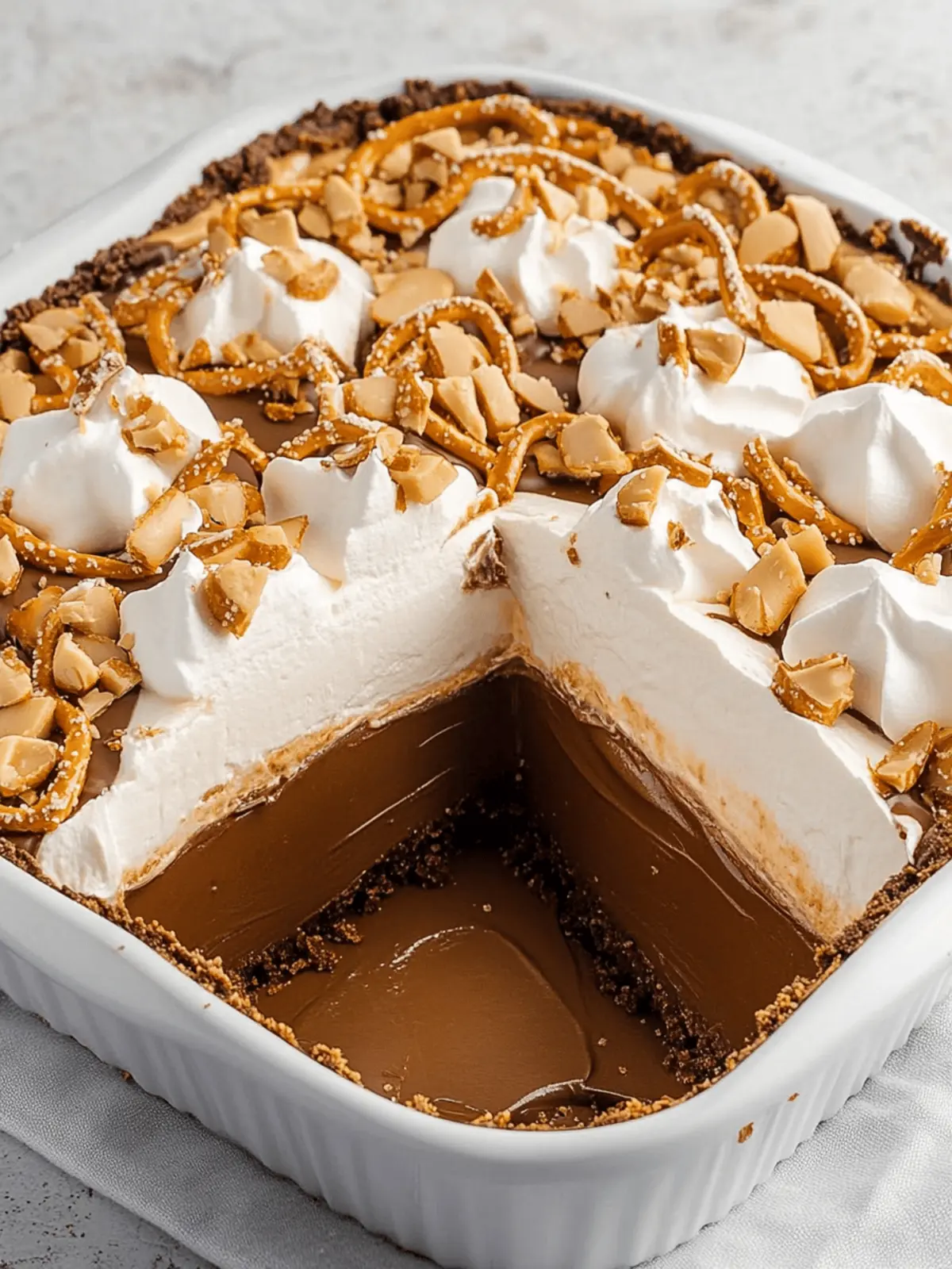 Delicious Peanut Butter Chocolate Pretzel Pie Made Easy 2 Delicious Peanut Butter Chocolate Pretzel Pie Made Easy
