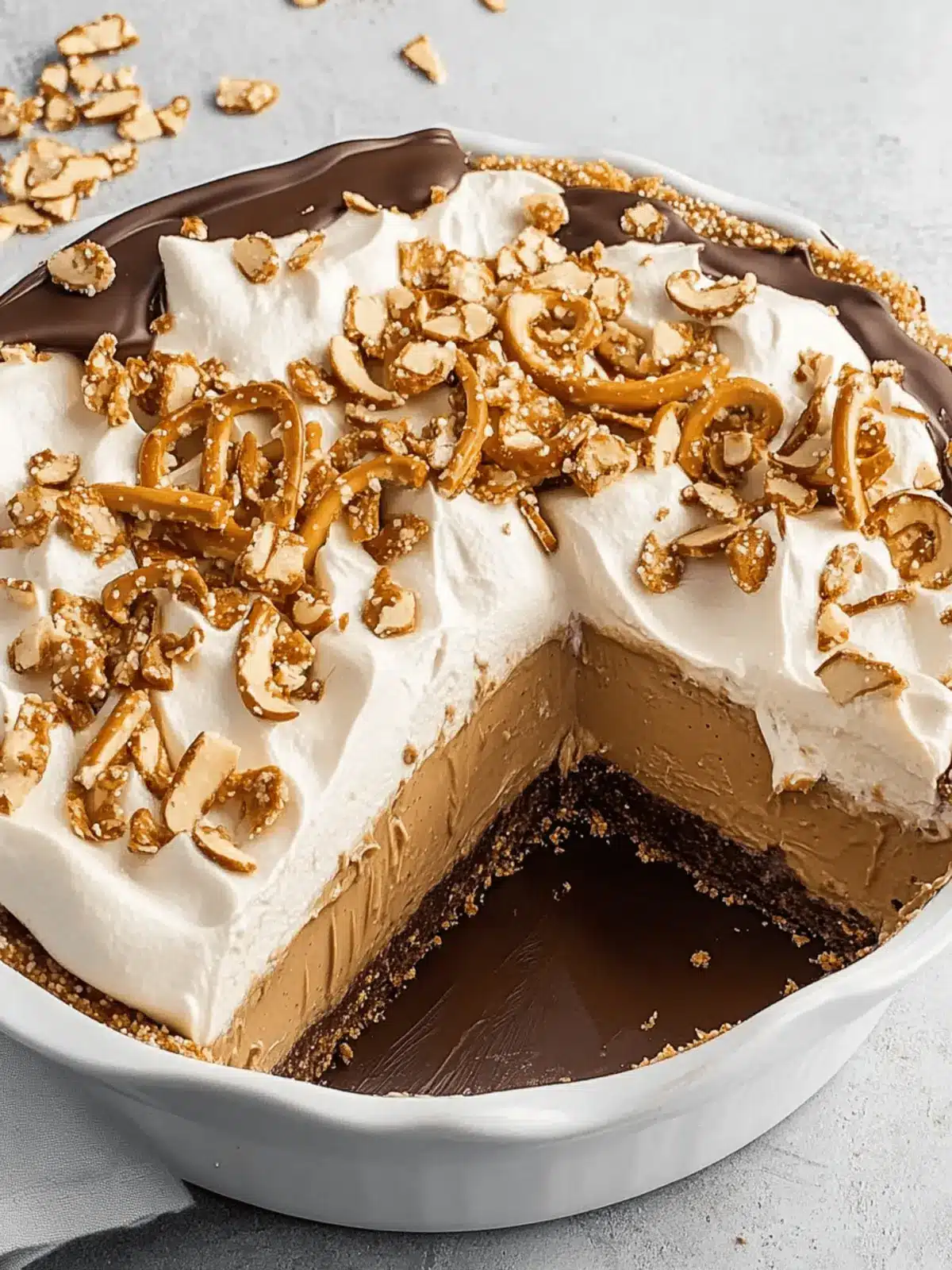 Delicious Peanut Butter Chocolate Pretzel Pie Made Easy 3 Delicious Peanut Butter Chocolate Pretzel Pie Made Easy