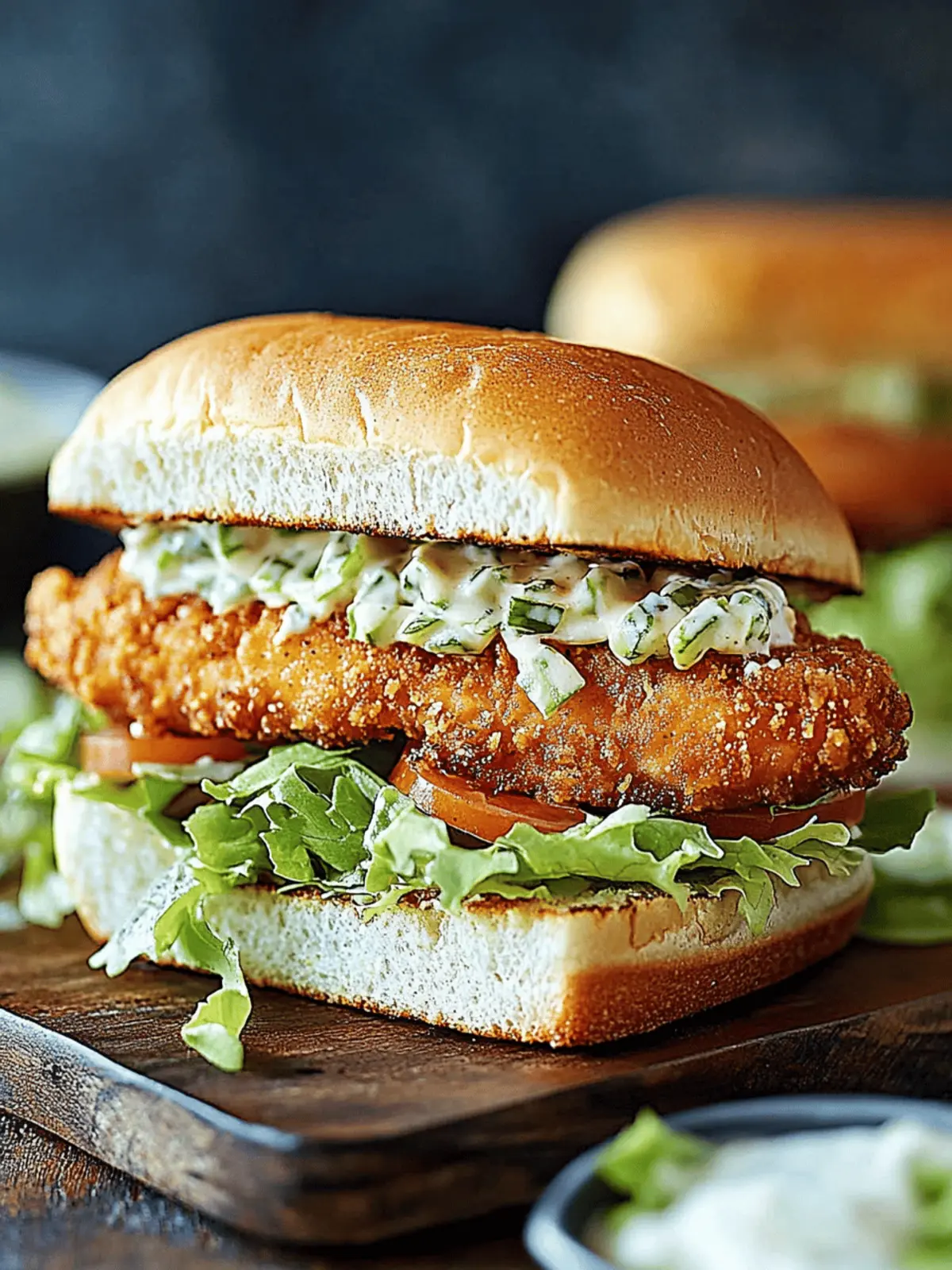 Crispy Chicken Caesar Sandwich for a Flavorful Lunch Twist 5 Chicken Caesar Sandwich