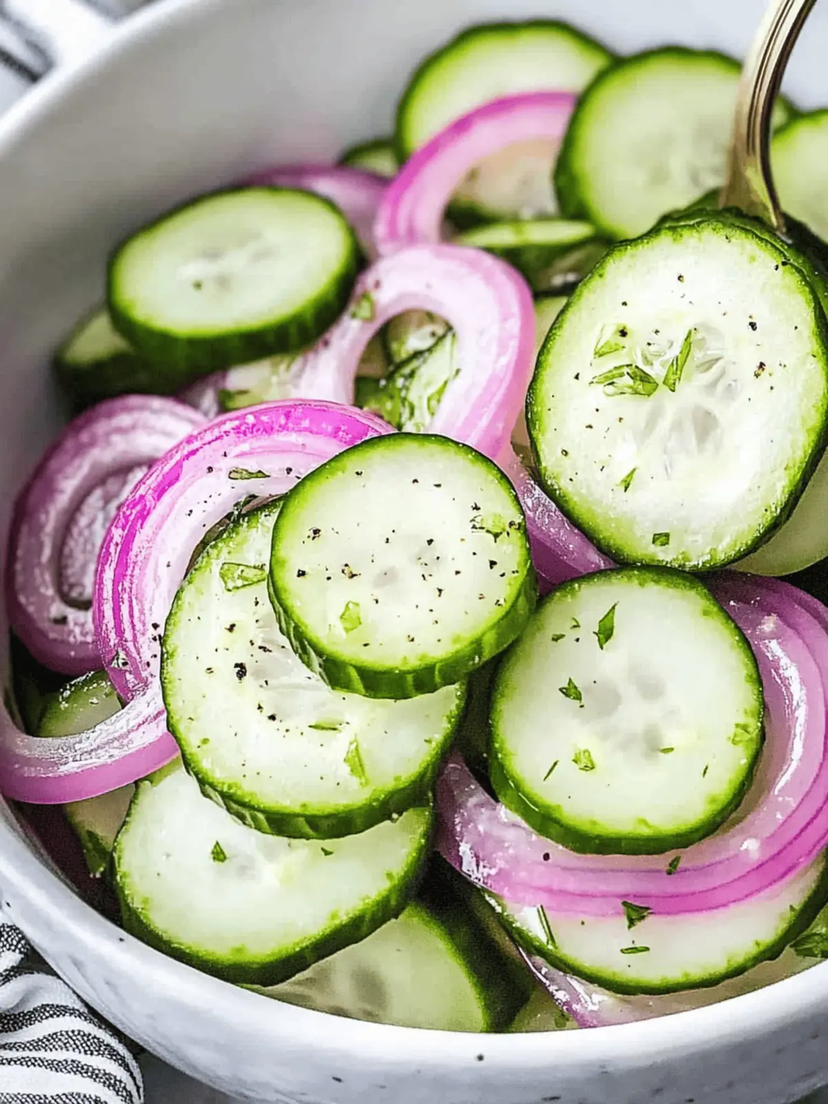 Classic Cucumber and Onion Salad That Screams Summer Freshness 2 Classic Cucumber and Onion Salad