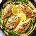 Lemon Chicken with Asparagus 9 Creamy Lemon Chicken with Asparagus