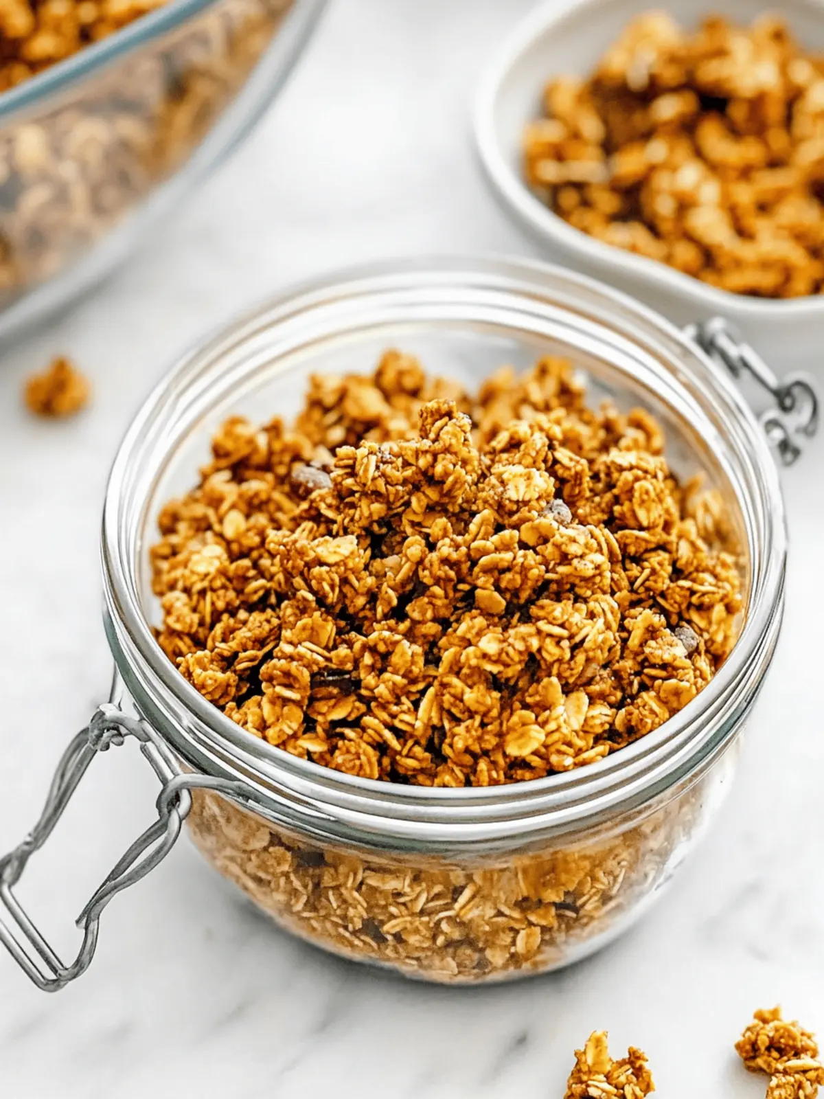 Healthy Pumpkin Spice Granola