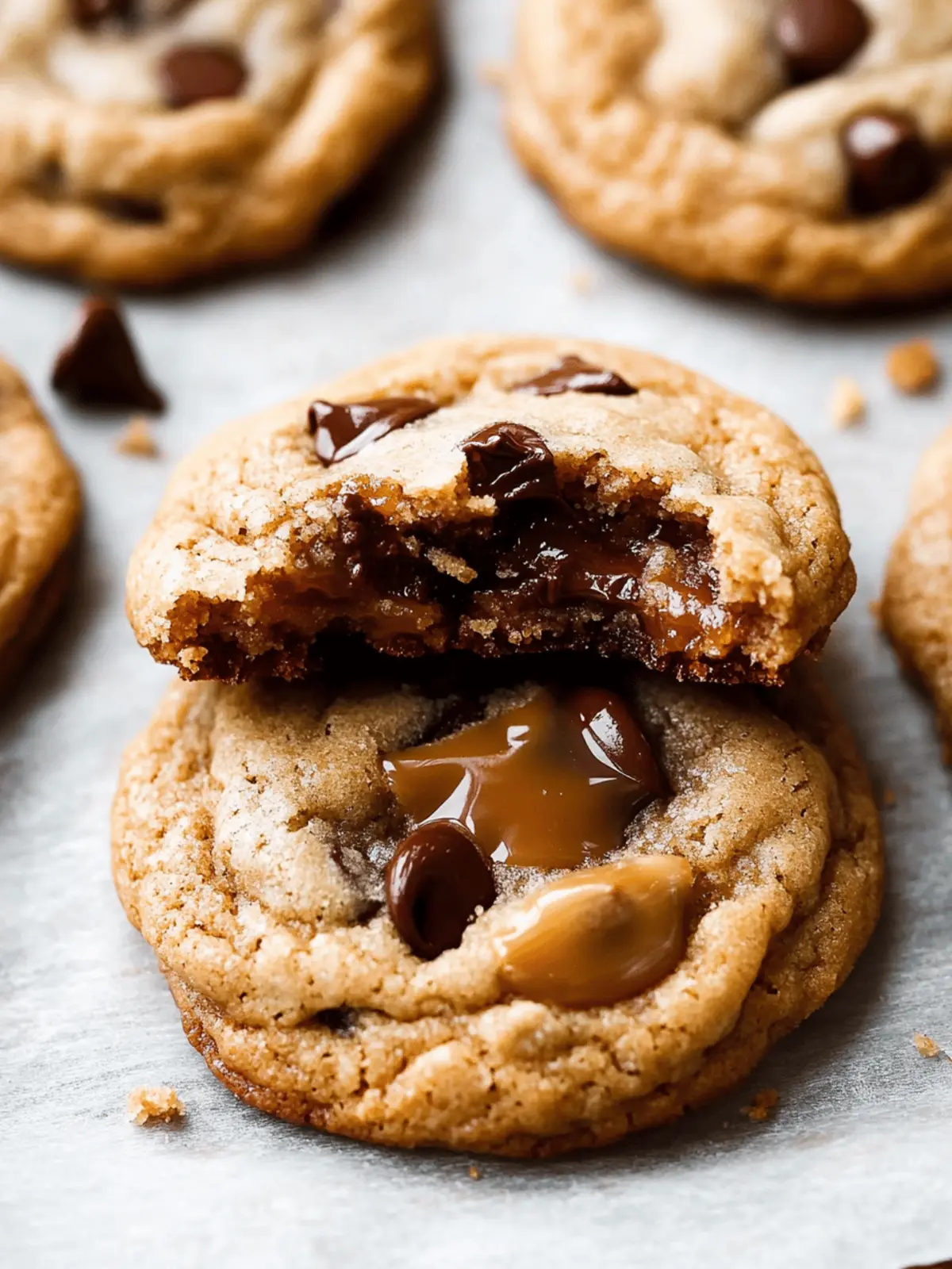 Irresistible Salted Caramel Chocolate Chip Cookies Recipe 3 Salted Caramel Chocolate Chip Cookies