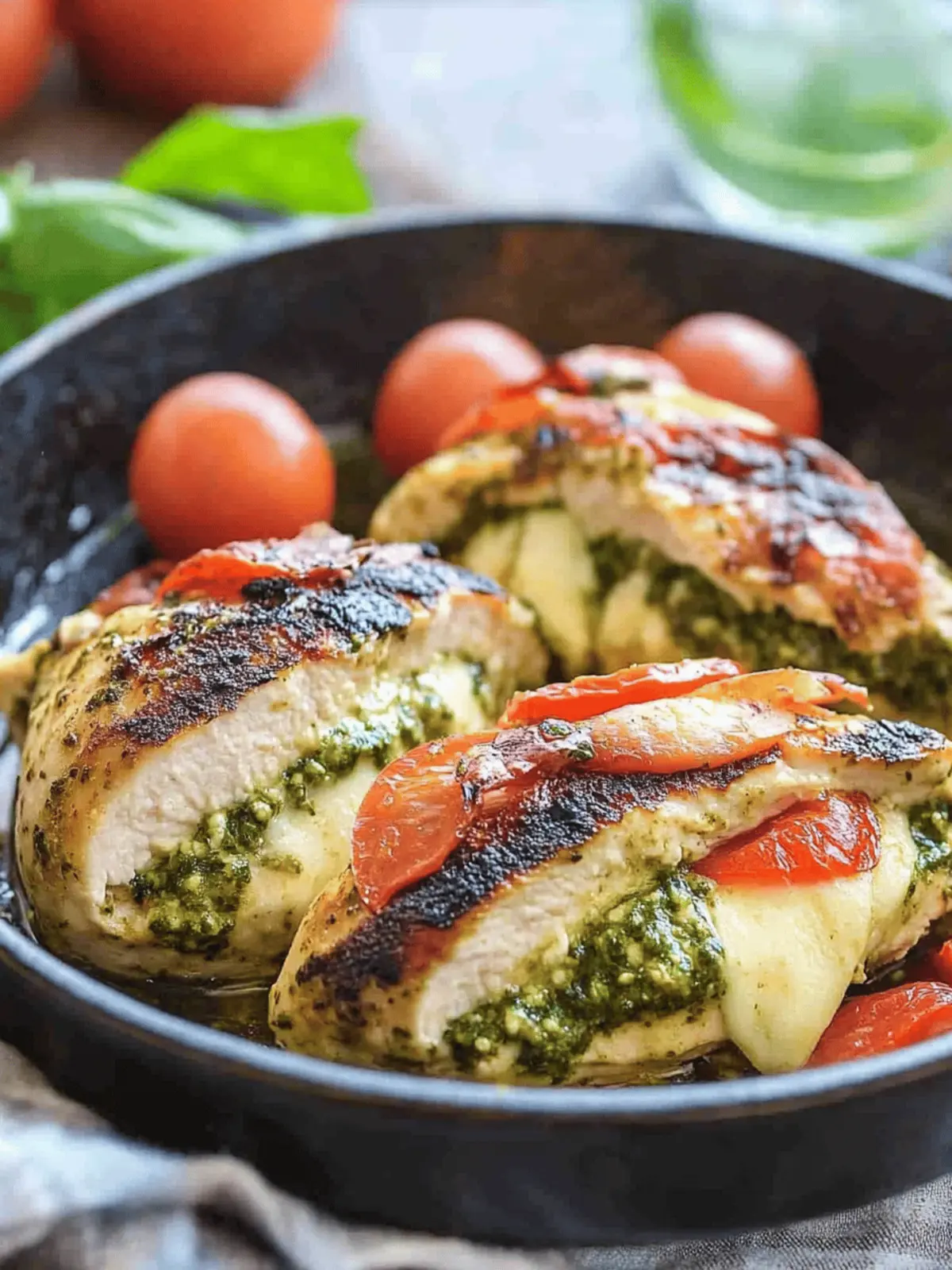 Pesto Mozzarella Stuffed Chicken Breast for Easy Weeknight Joy 4 Pesto Mozzarella Stuffed Chicken Breast