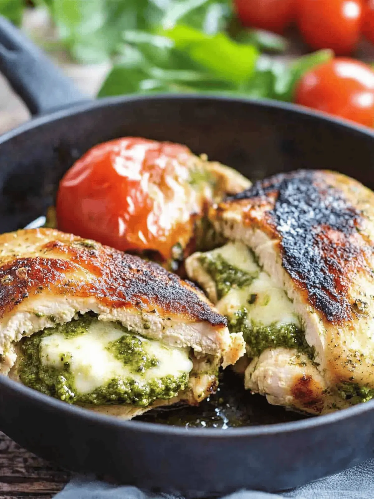 Pesto Mozzarella Stuffed Chicken Breast for Easy Weeknight Joy 2 Pesto Mozzarella Stuffed Chicken Breast