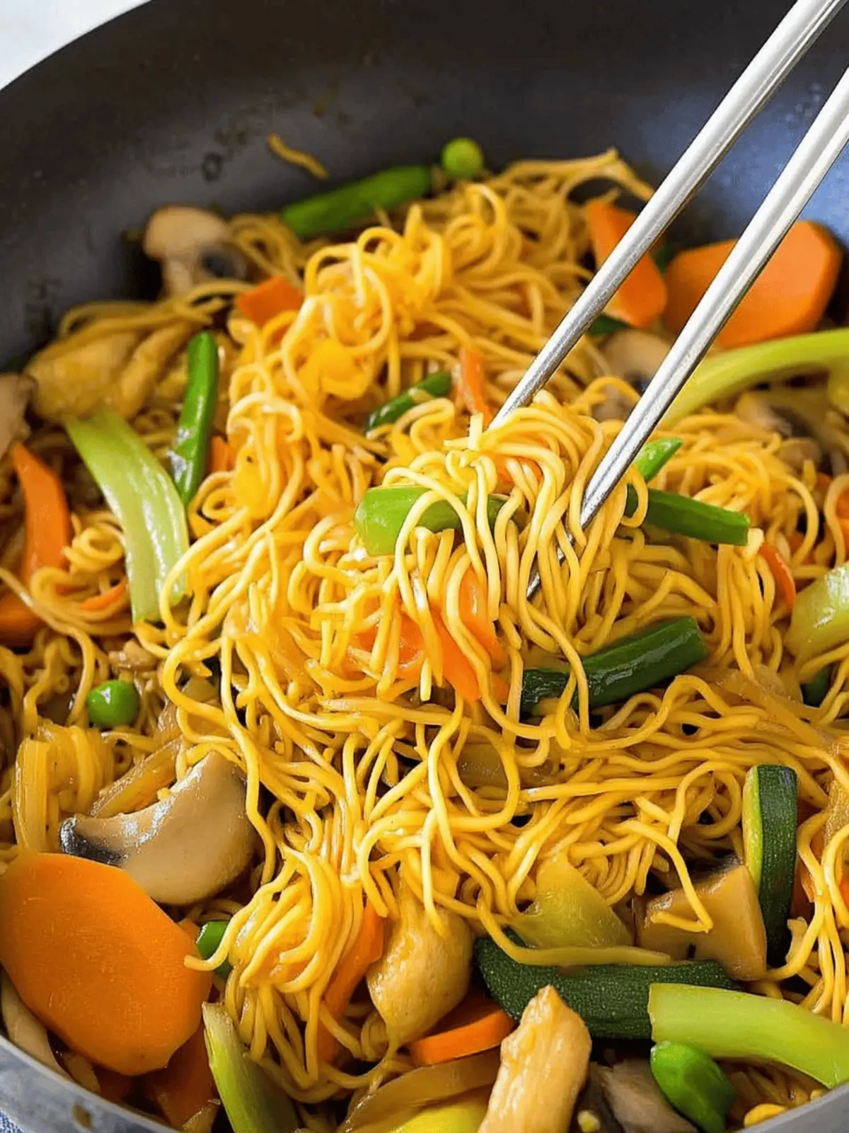 Delicious Vegetable Chow Mein Ready in 20 Minutes! 3 Vegetable Chow Mein