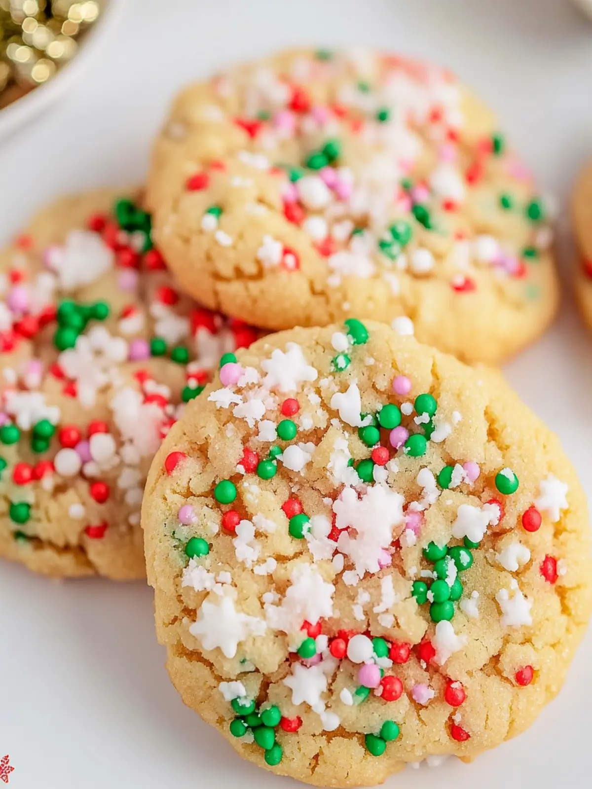CHRISTMAS SPRINKLE COOKIES