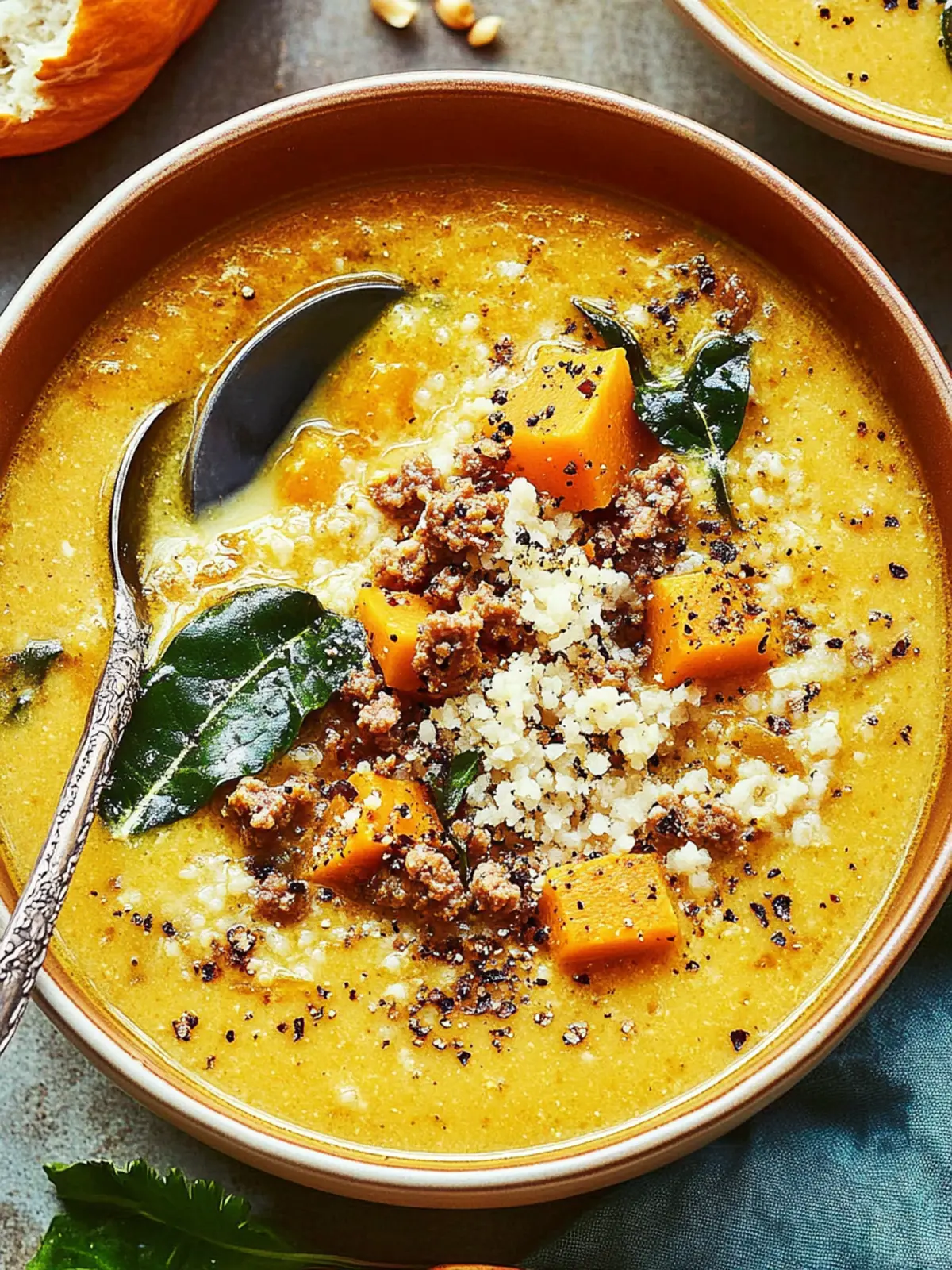 Butternut Squash Sausage Soup