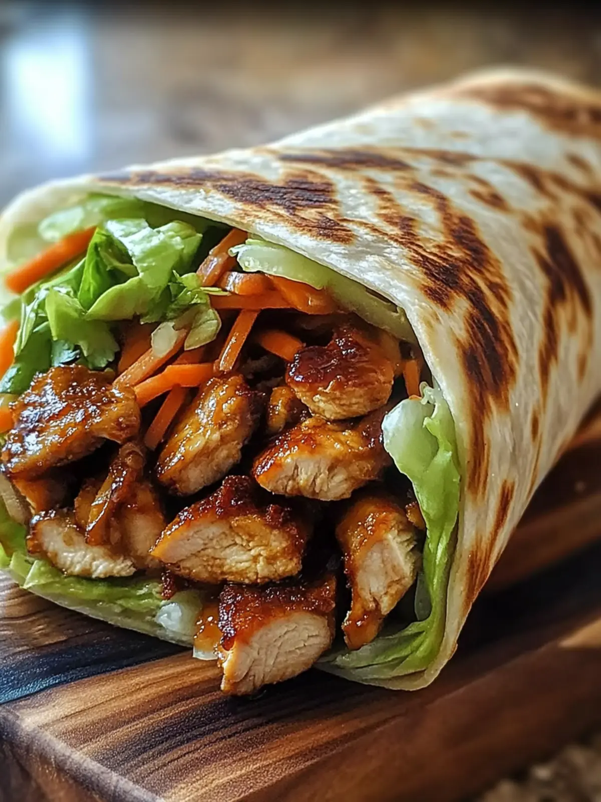 Teriyaki Chicken Wrap Recipe: