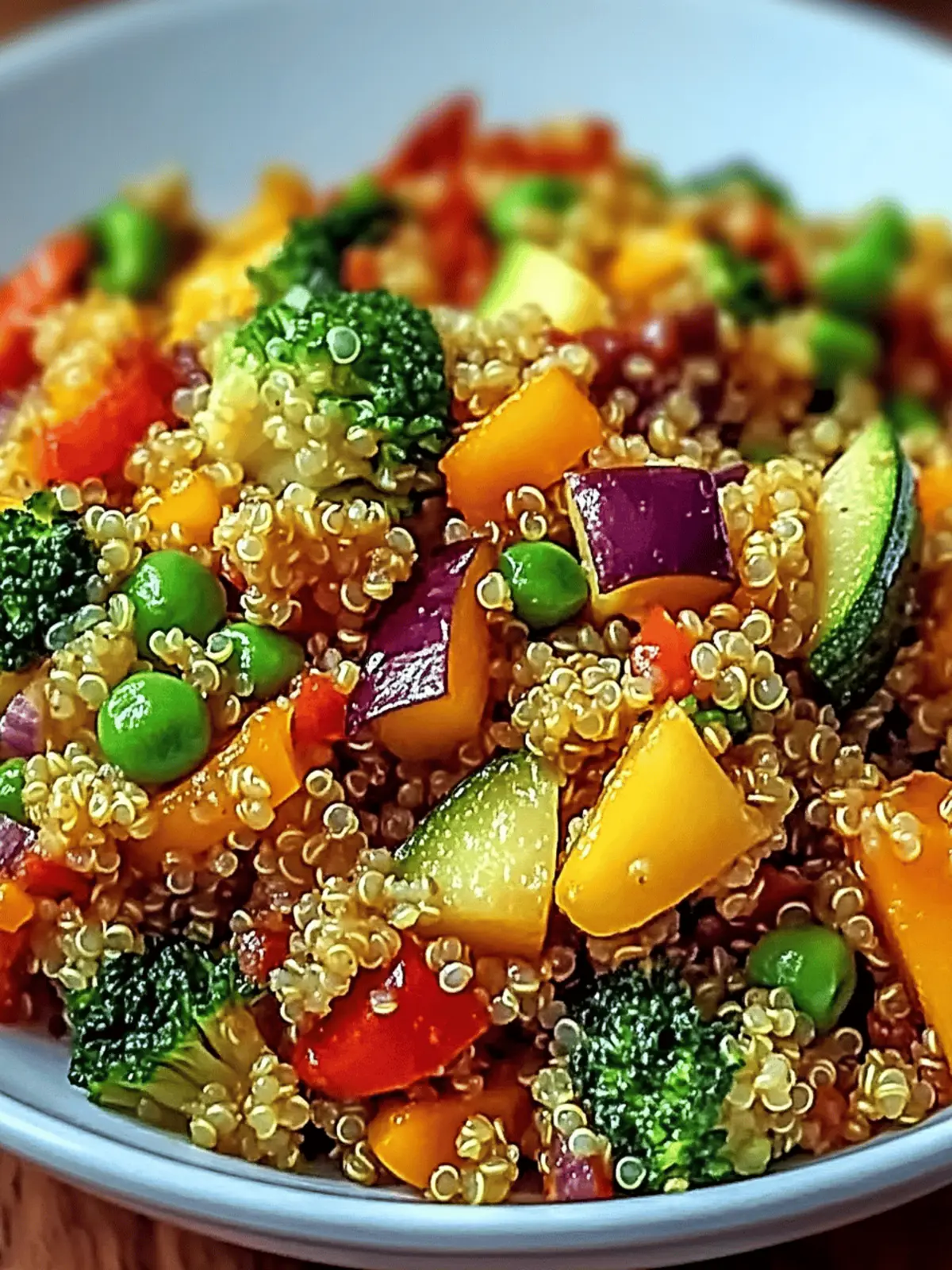 Quick Quinoa & Veggie Stir-Fry