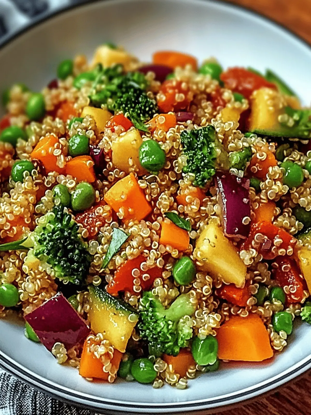 Quick Quinoa & Veggie Stir-Fry