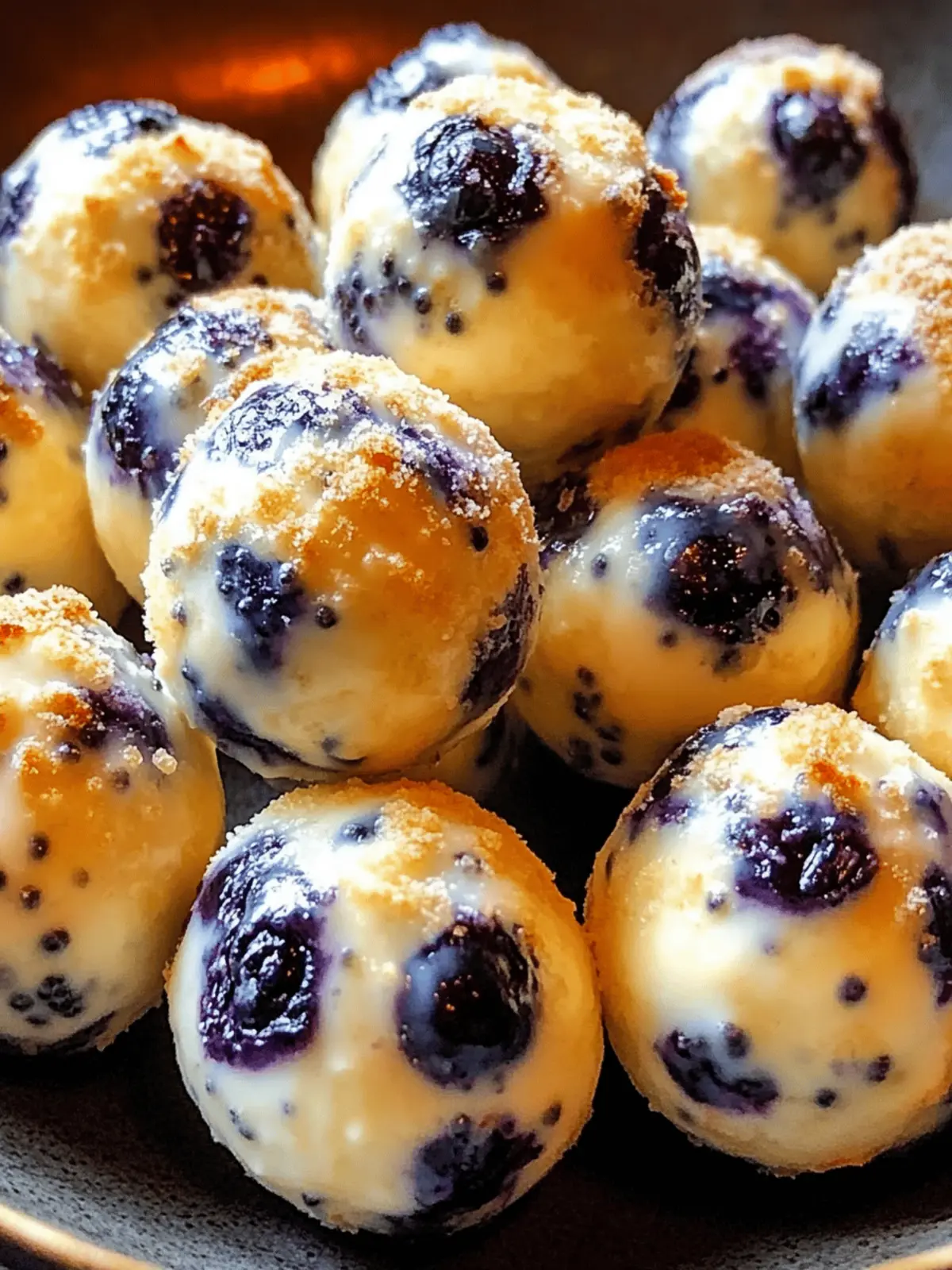 Lemon Blueberry Cottage Cheese Protein Bites