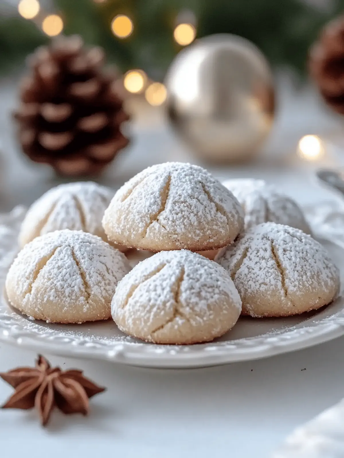 Cinnamon Sugar Snowball Cookies