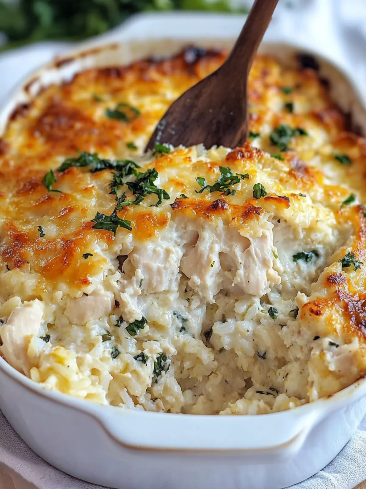 40-Minute Cottage Cheese Chicken and Rice Bake