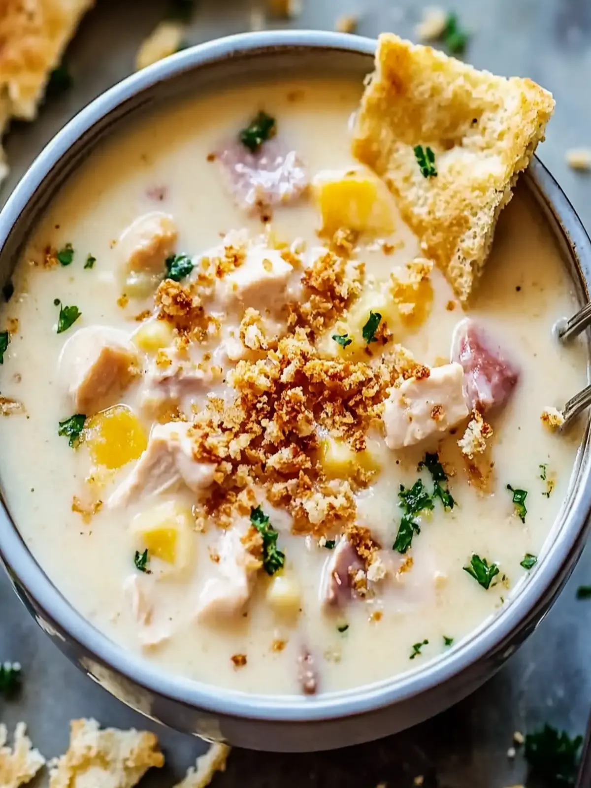 Chicken Cordon Bleu Soup