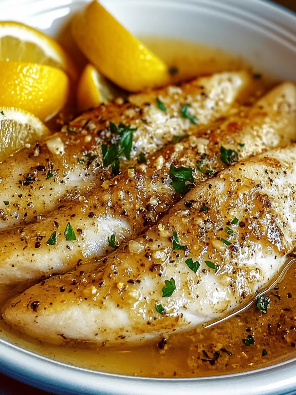 Garlic Butter Oven Baked Tilapia