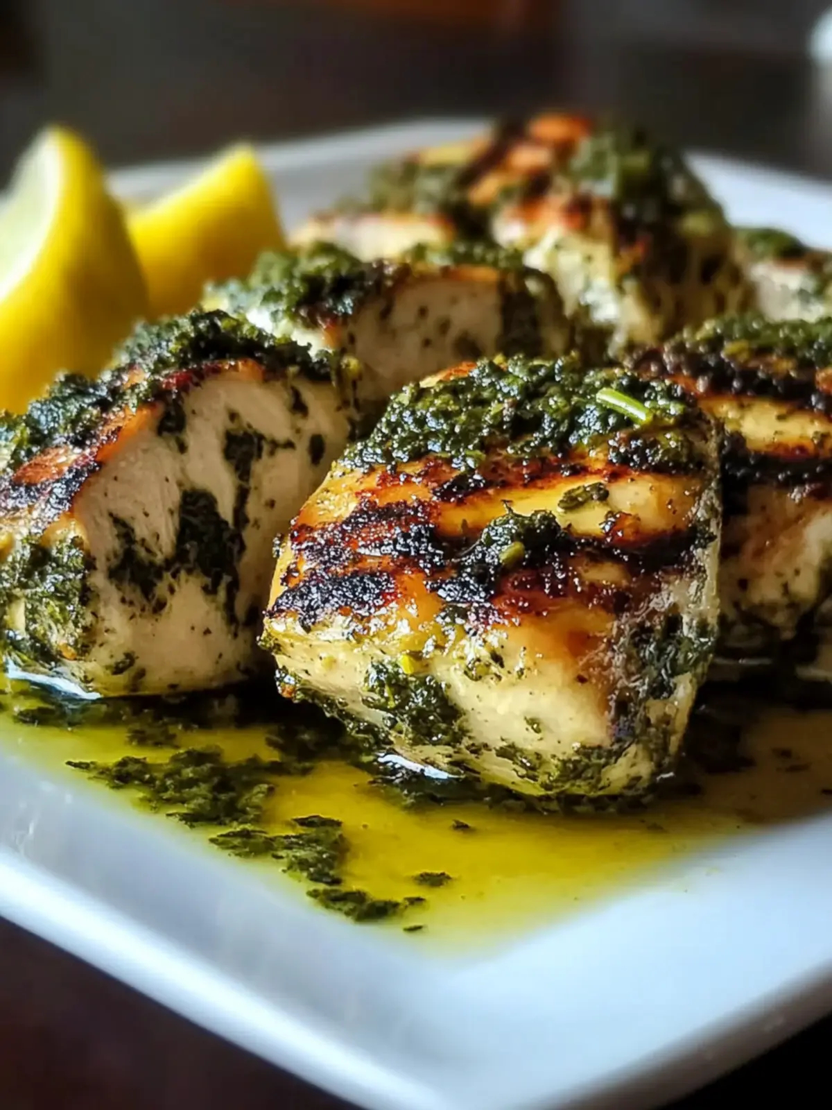 Mediterranean Herb Crusted Grilled Chicken