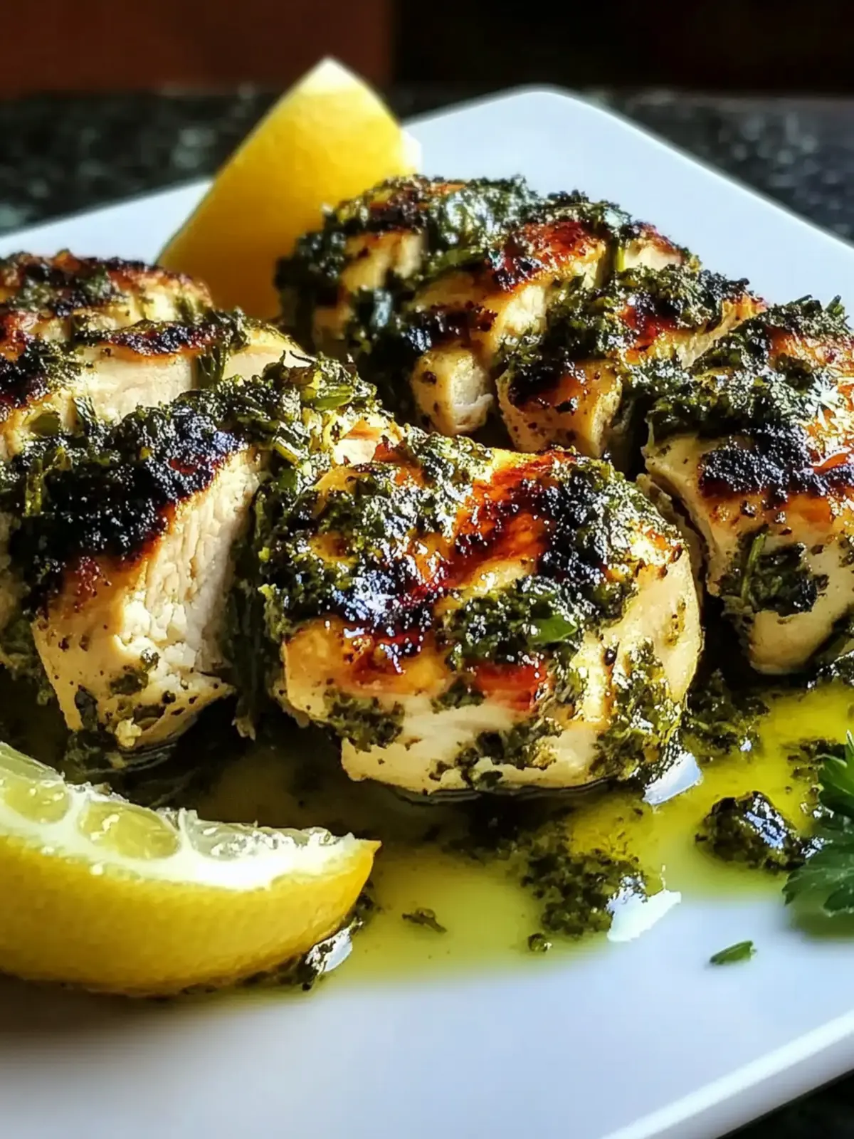 Mediterranean Herb Crusted Grilled Chicken
