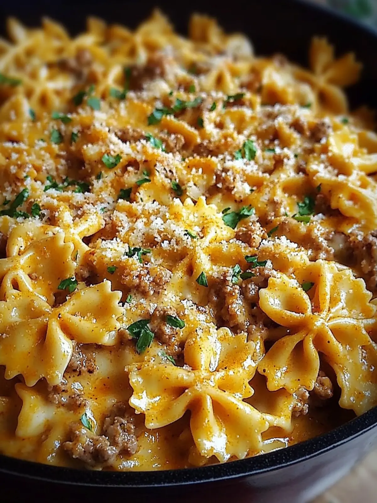 Cajun Cream Cheese Alfredo Bowties
