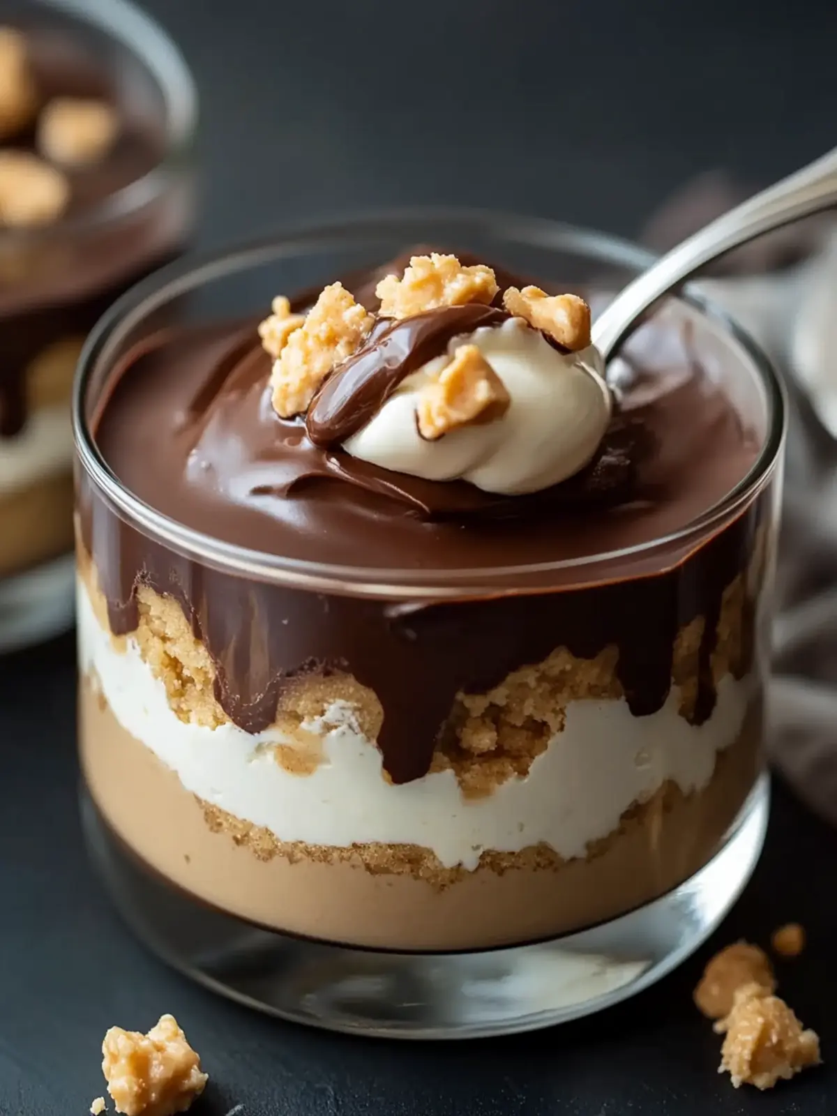 Peanut Butter Cup Cottage Cheese Mousse