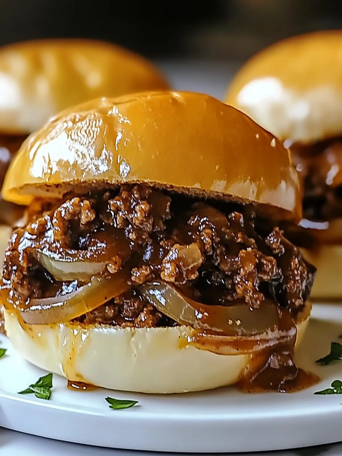 Irresistible French Onion Beef Sloppy Joes