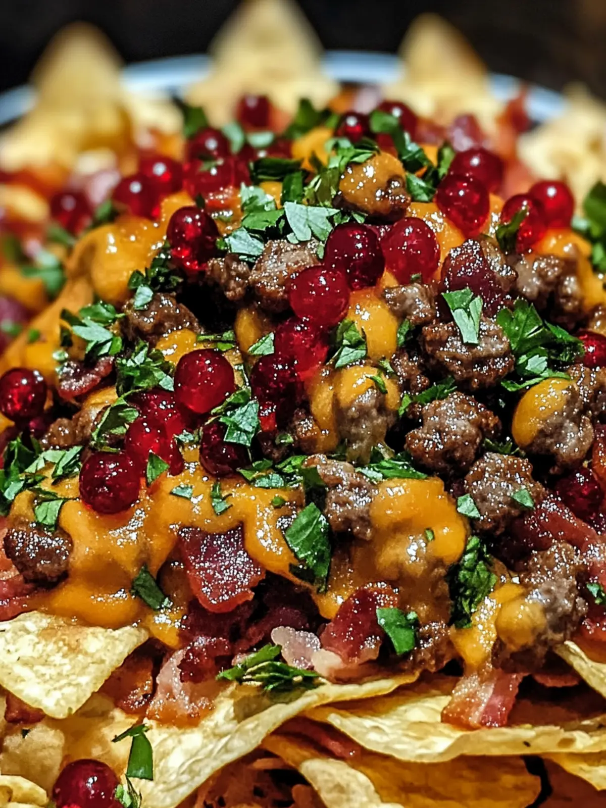 Festive Christmas Nachos with Sausages and Bacon Bliss to Share 2 Christmas Nachos with Sausages and Bacon Bliss to Share