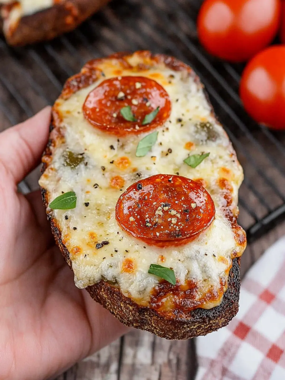 Easy Air Fryer Cottage Cheese Pizza Toast
