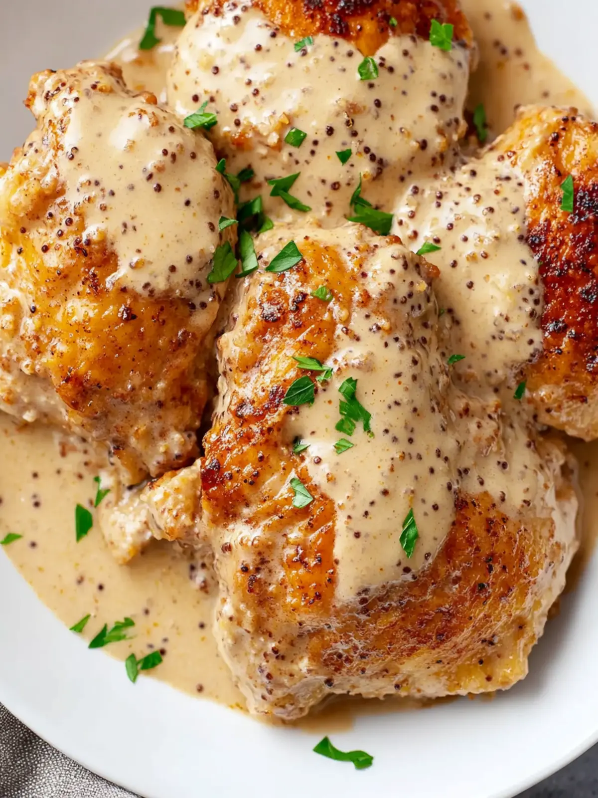 Slow Cooker French Wine and Mustard Chicken