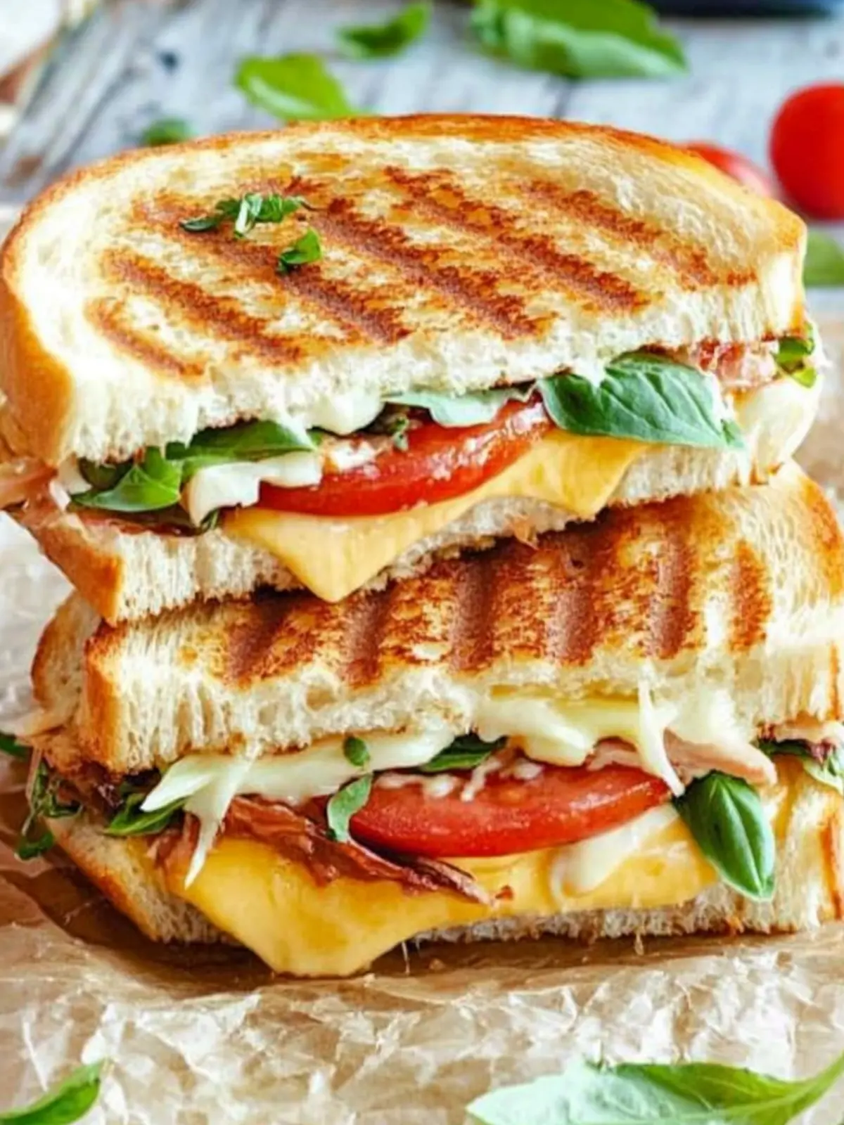Bruschetta Grilled Cheese Sandwich