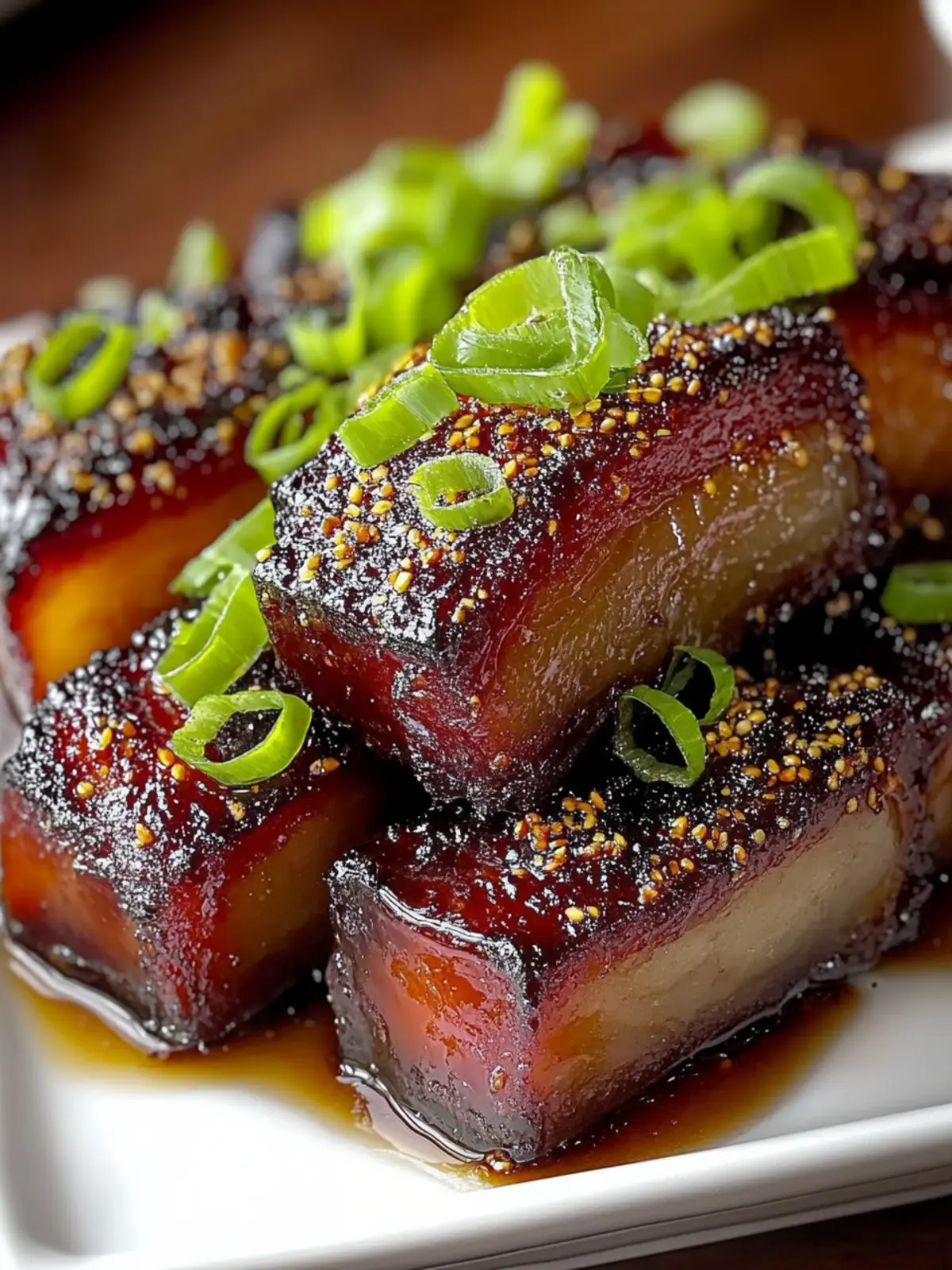 Caramelized Honey Glazed Pork Belly