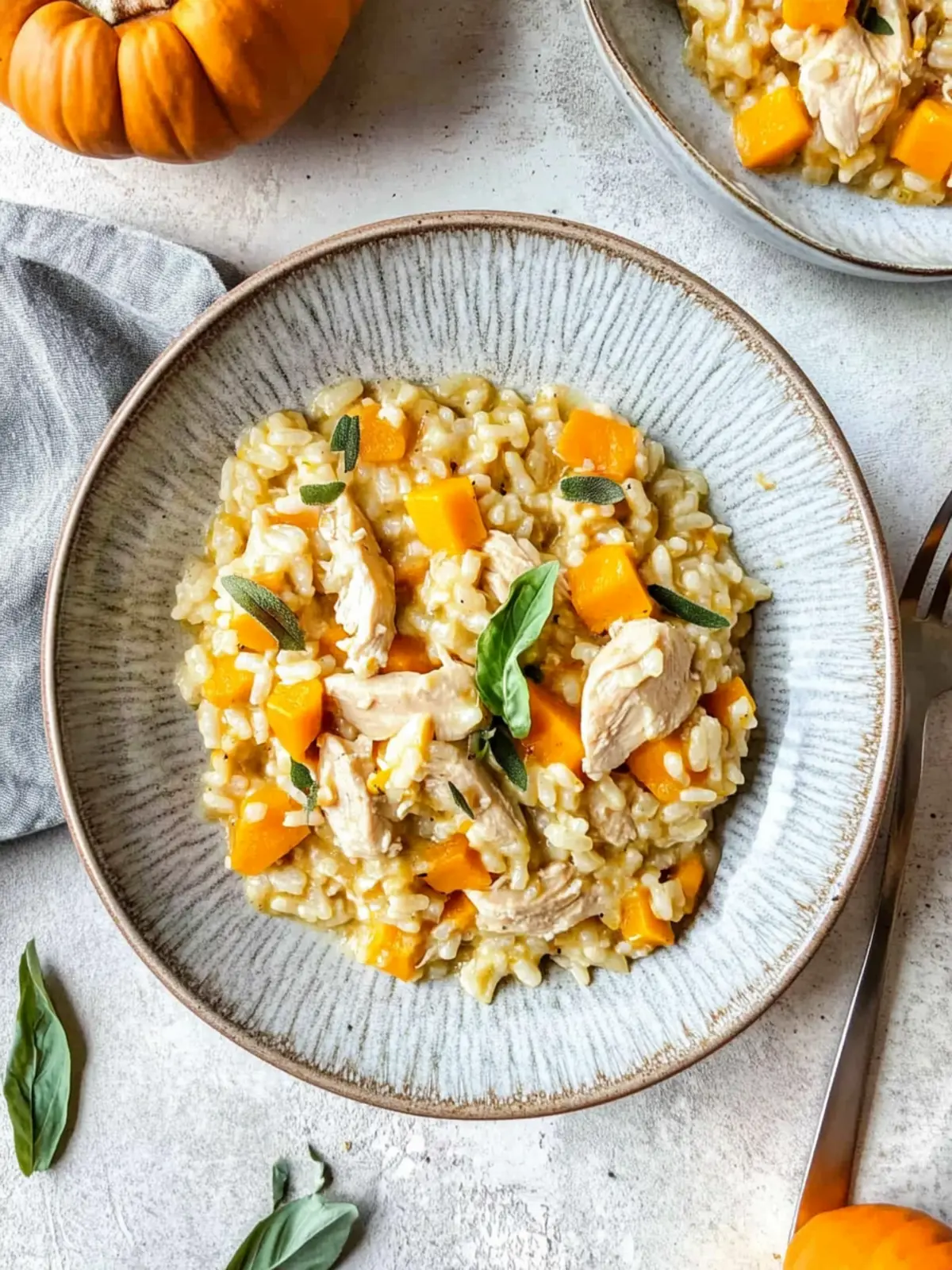 Chicken and Pumpkin Risotto