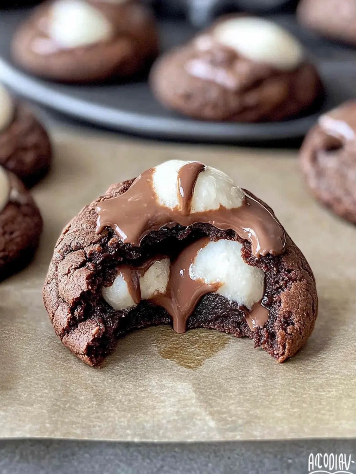 Gluten Free Hot Cocoa Cookies