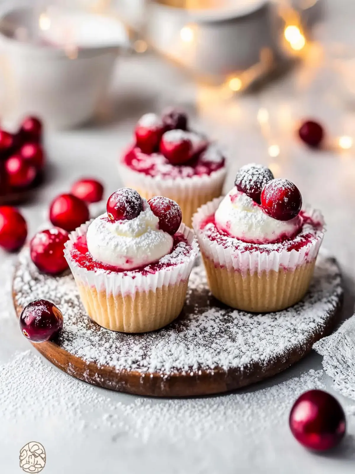 Cranberry Mousse Cups