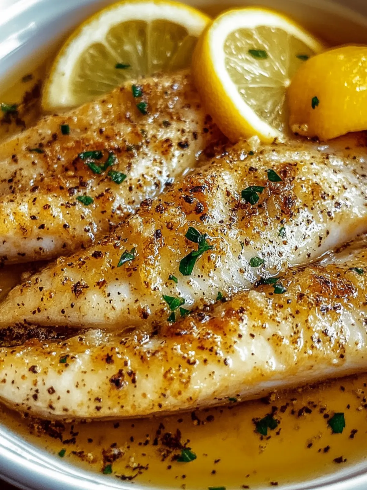 Garlic Butter Oven Baked Tilapia