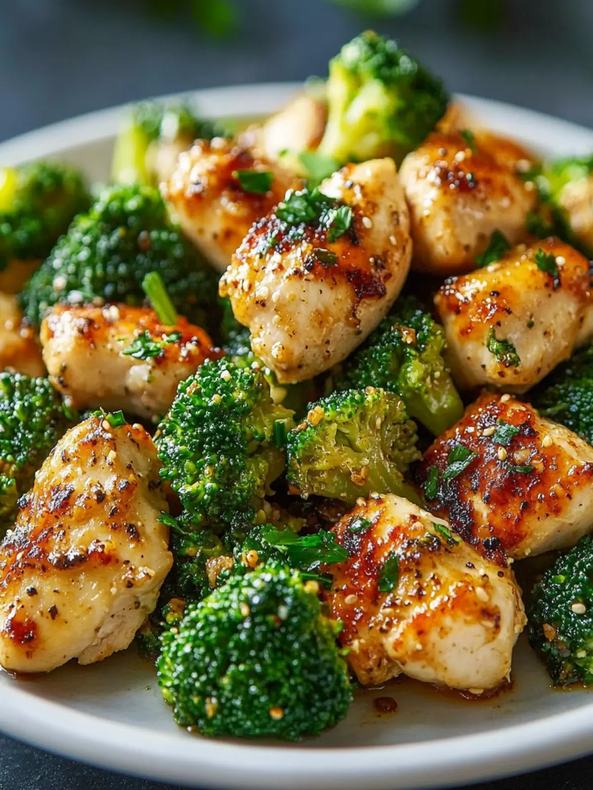 Garlic Butter Chicken & Broccoli