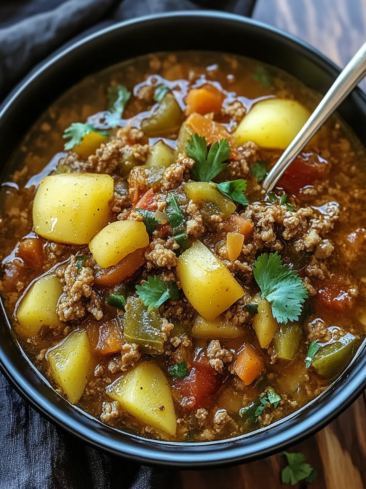 Green Chile Picadillo