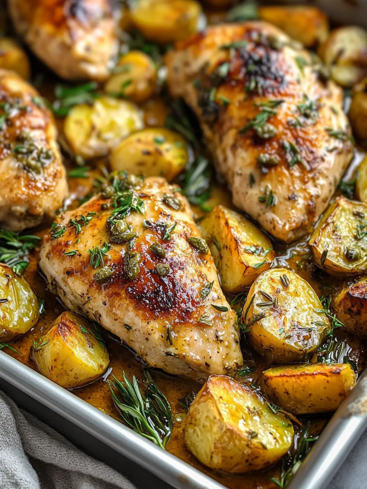 Sheet Pan Honey Dijon Chicken