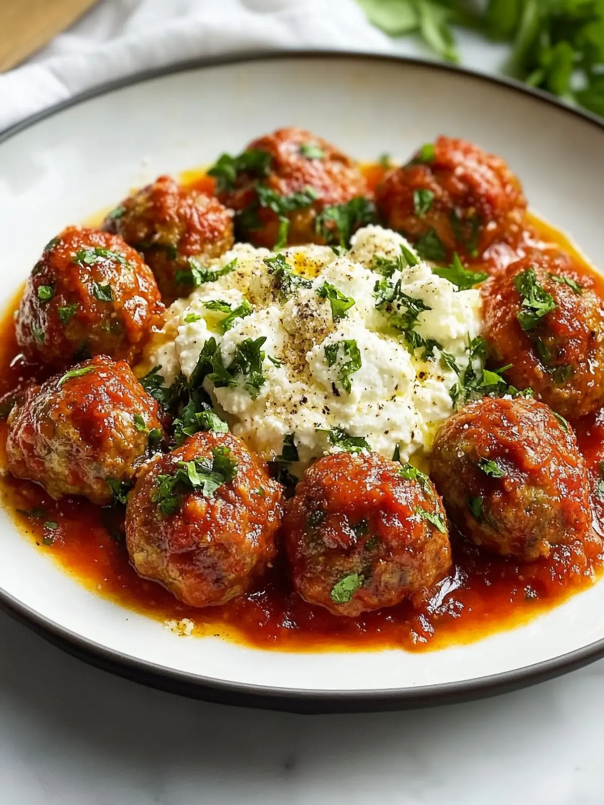 Ricotta Meatballs
