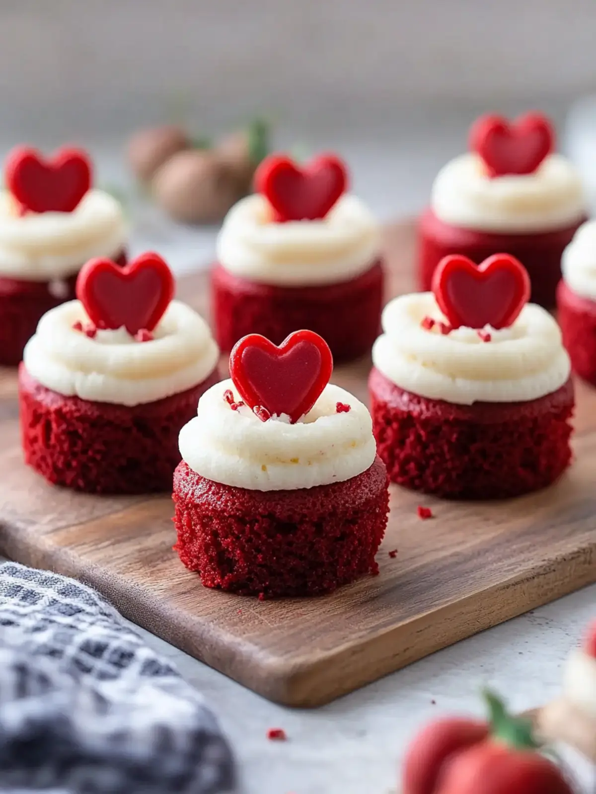 Mini Red Velvet Cakes for a Sweet Valentine Treat