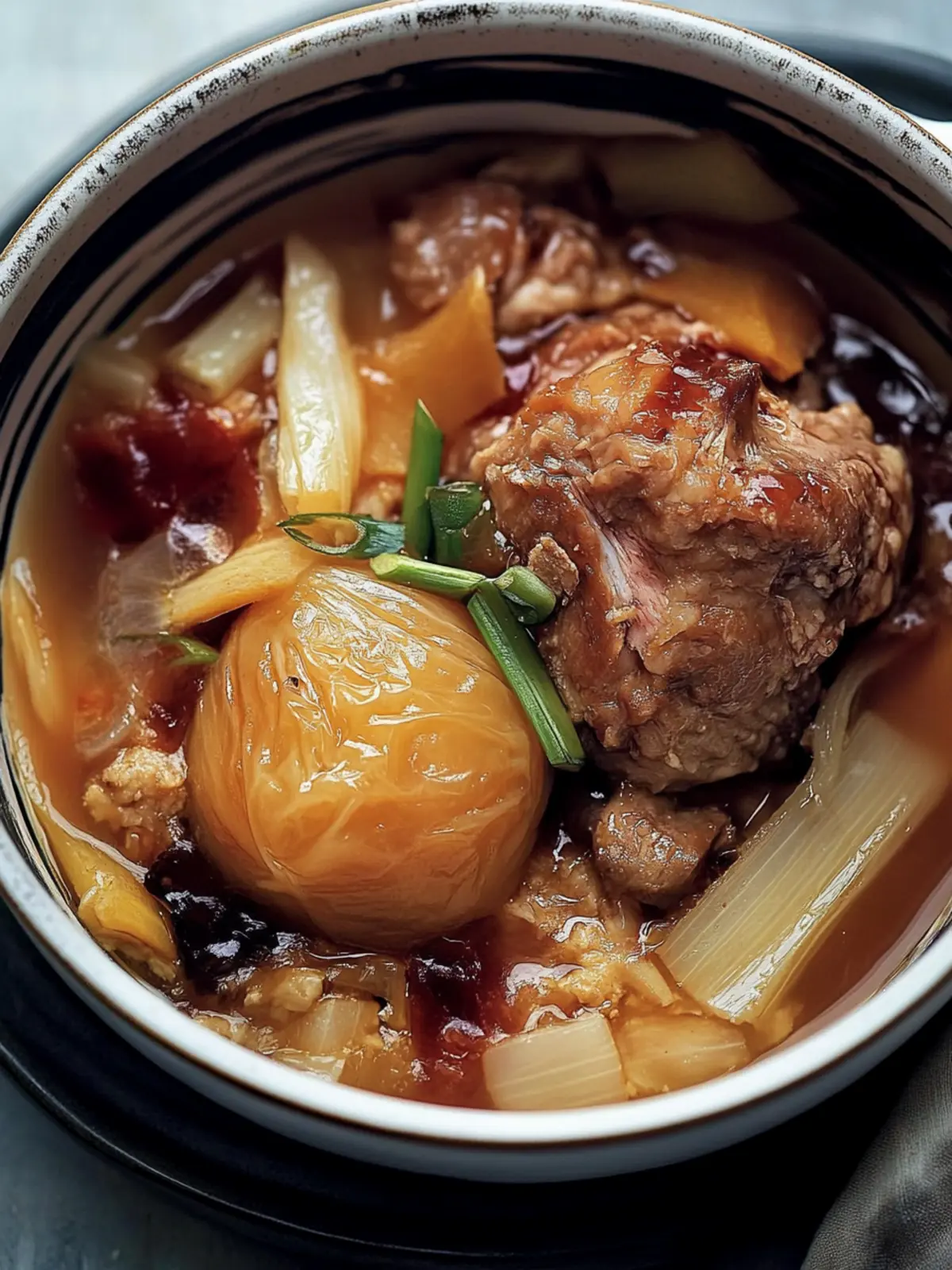 Lion's Head Casserole (Shih Tzu Tou)