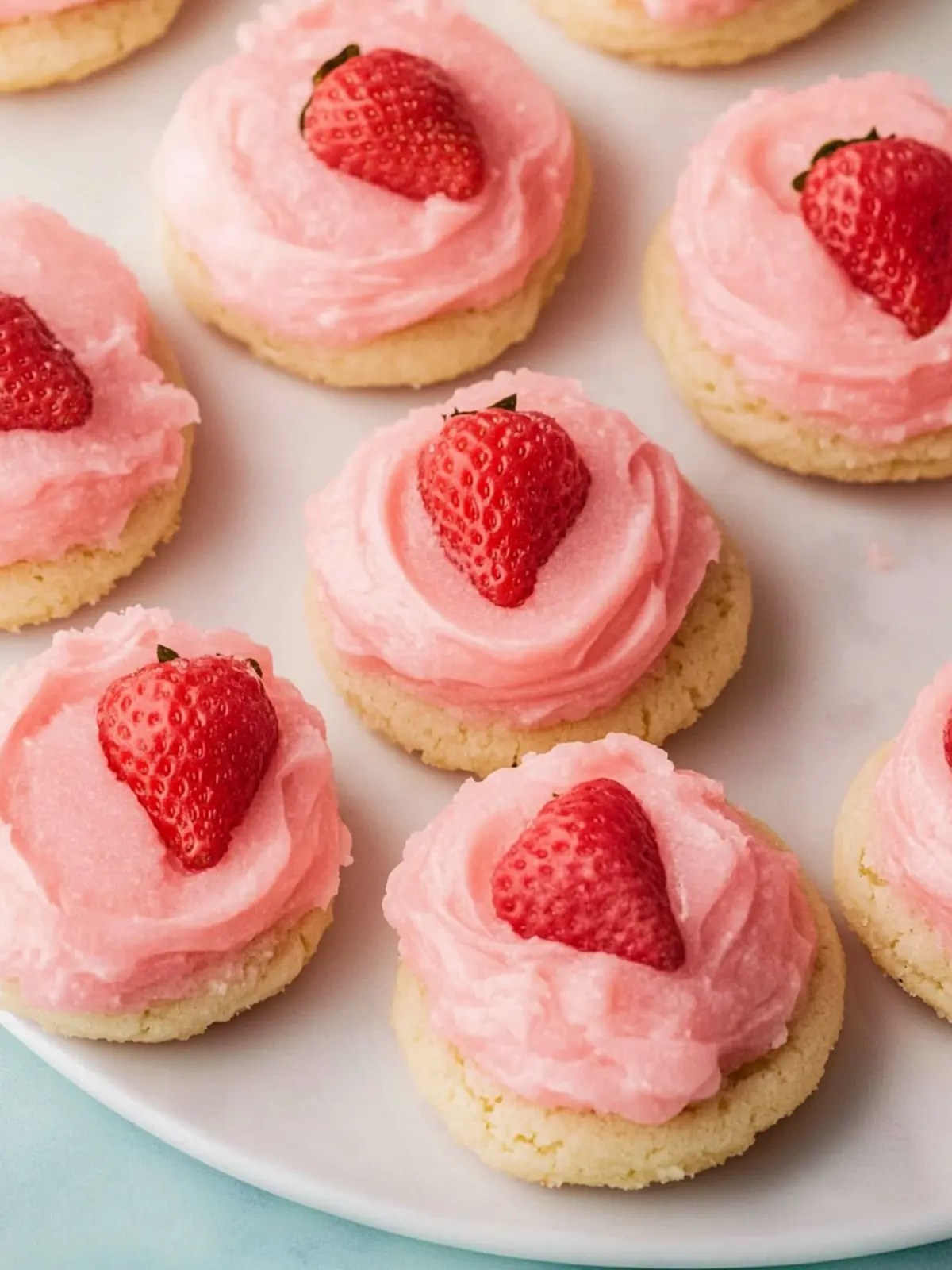 Strawberry Jello Sugar Cookies
