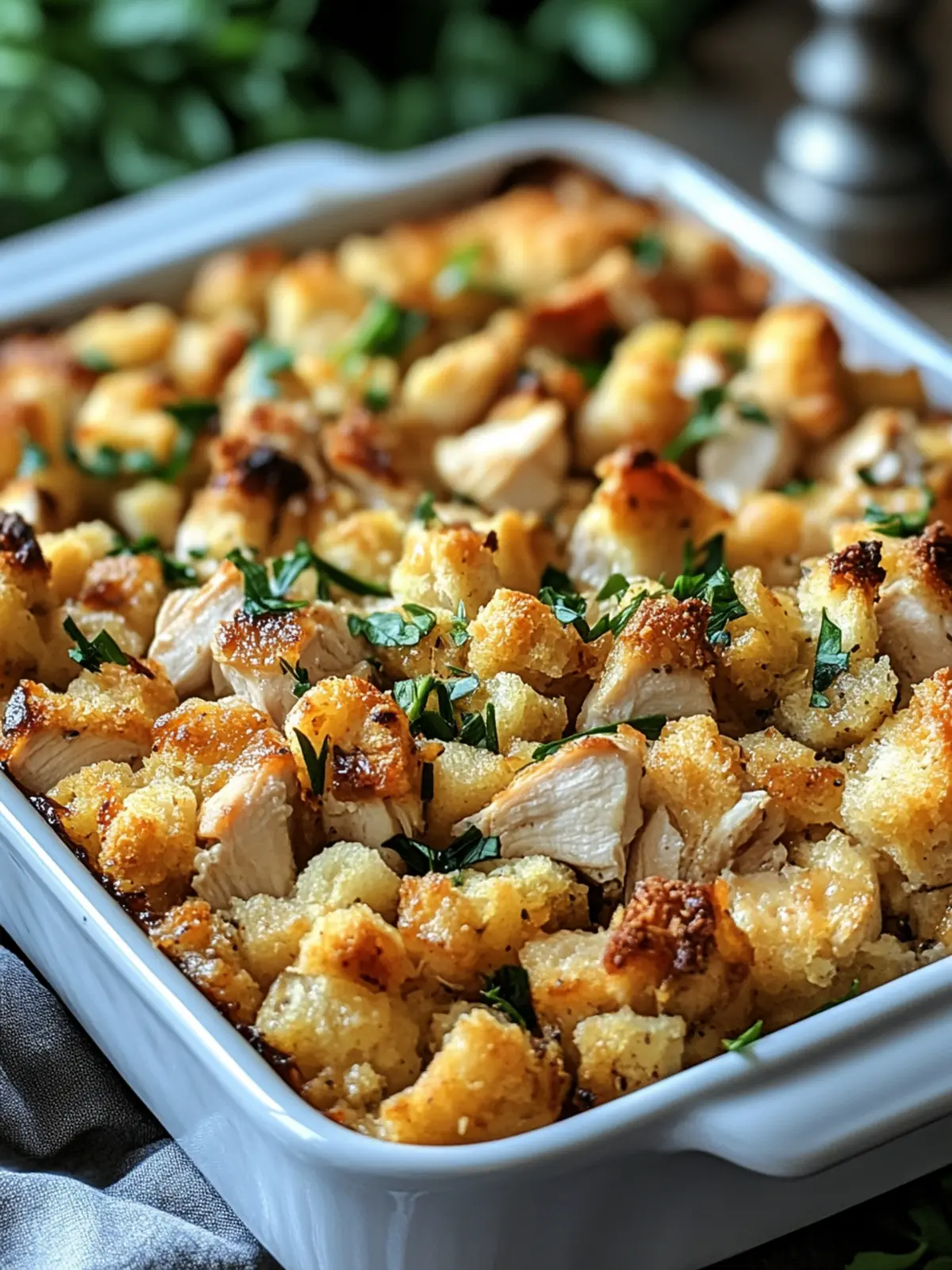 Dolly’s Chicken and Stuffing Casserole