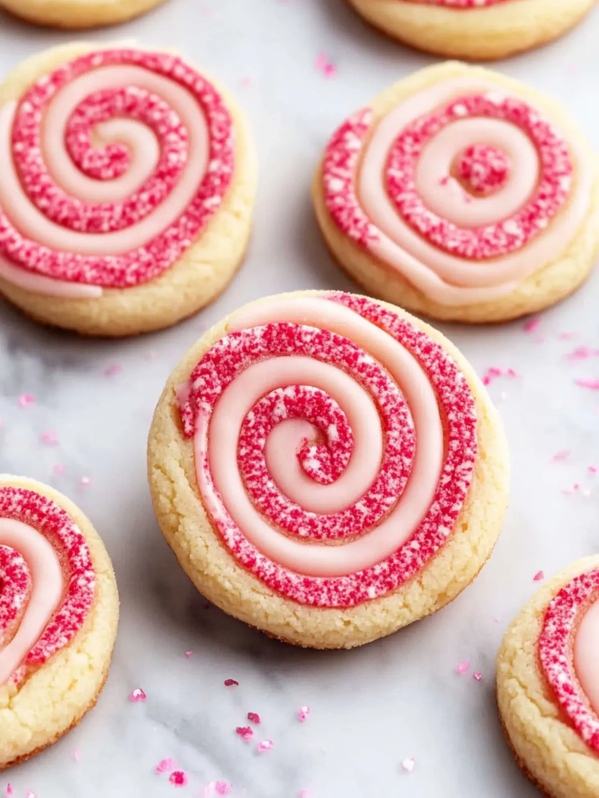 Valentine's Day Swirl Cookies