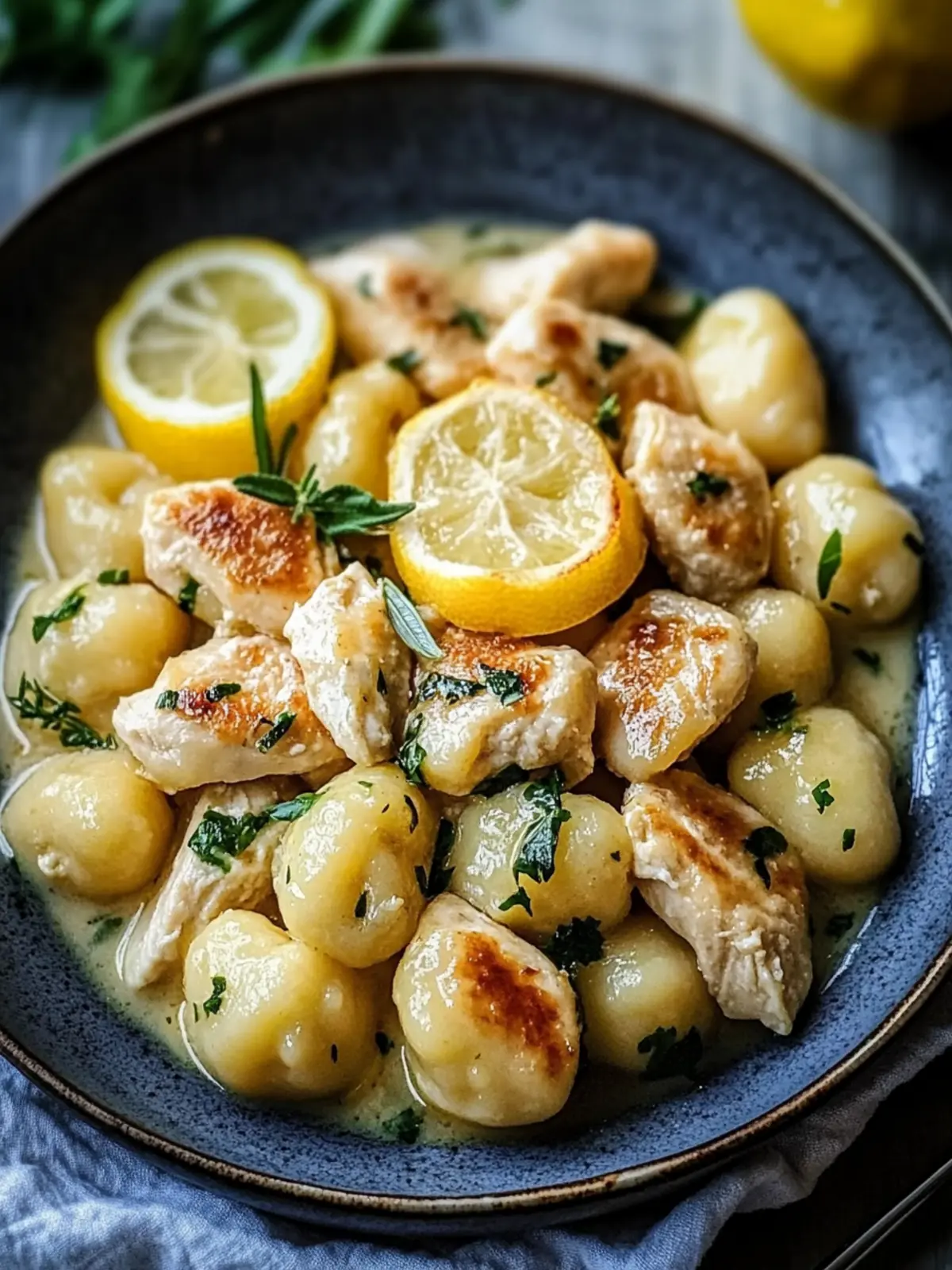 Lemon Chicken Gnocchi
