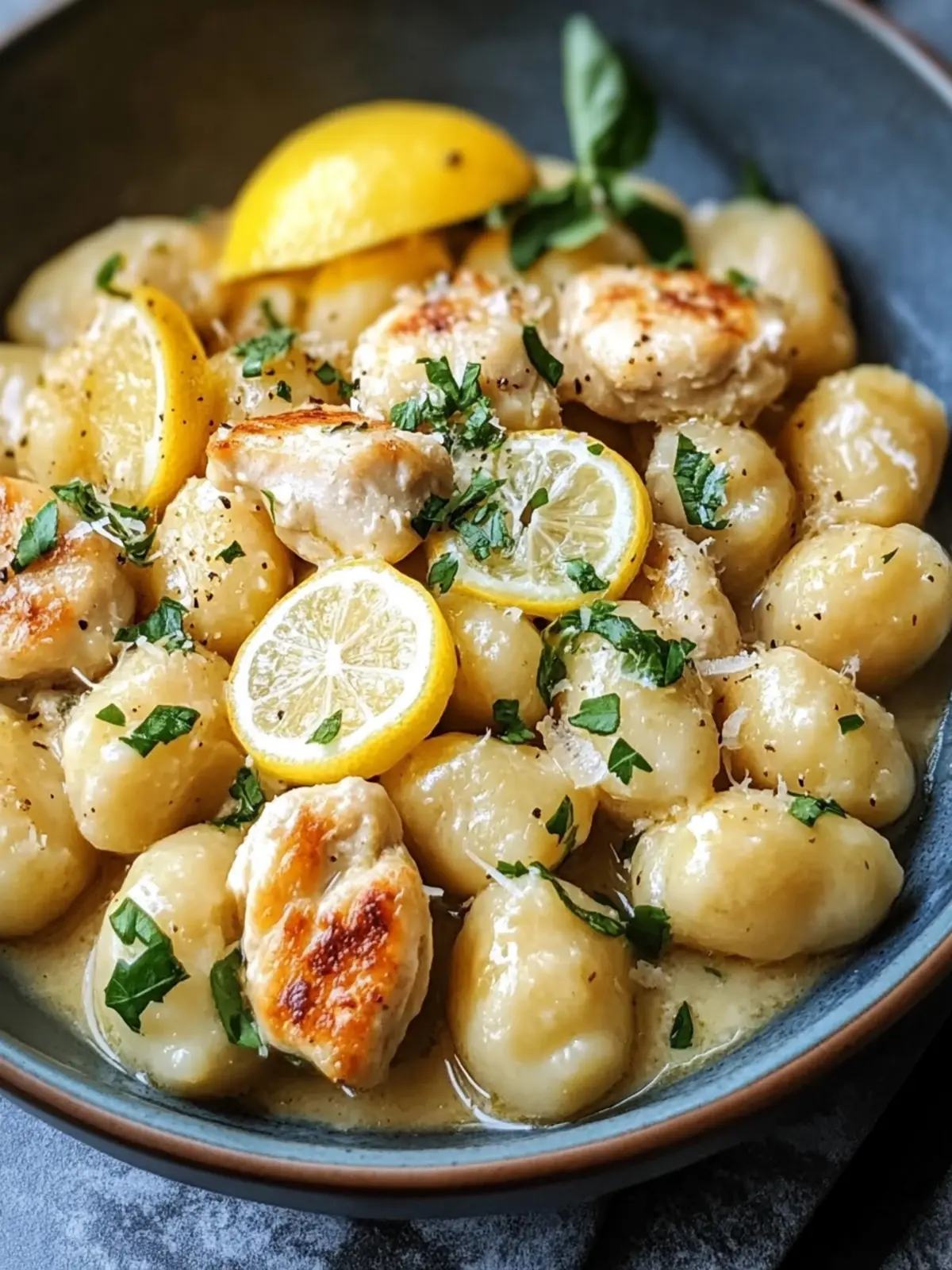 Lemon Chicken Gnocchi