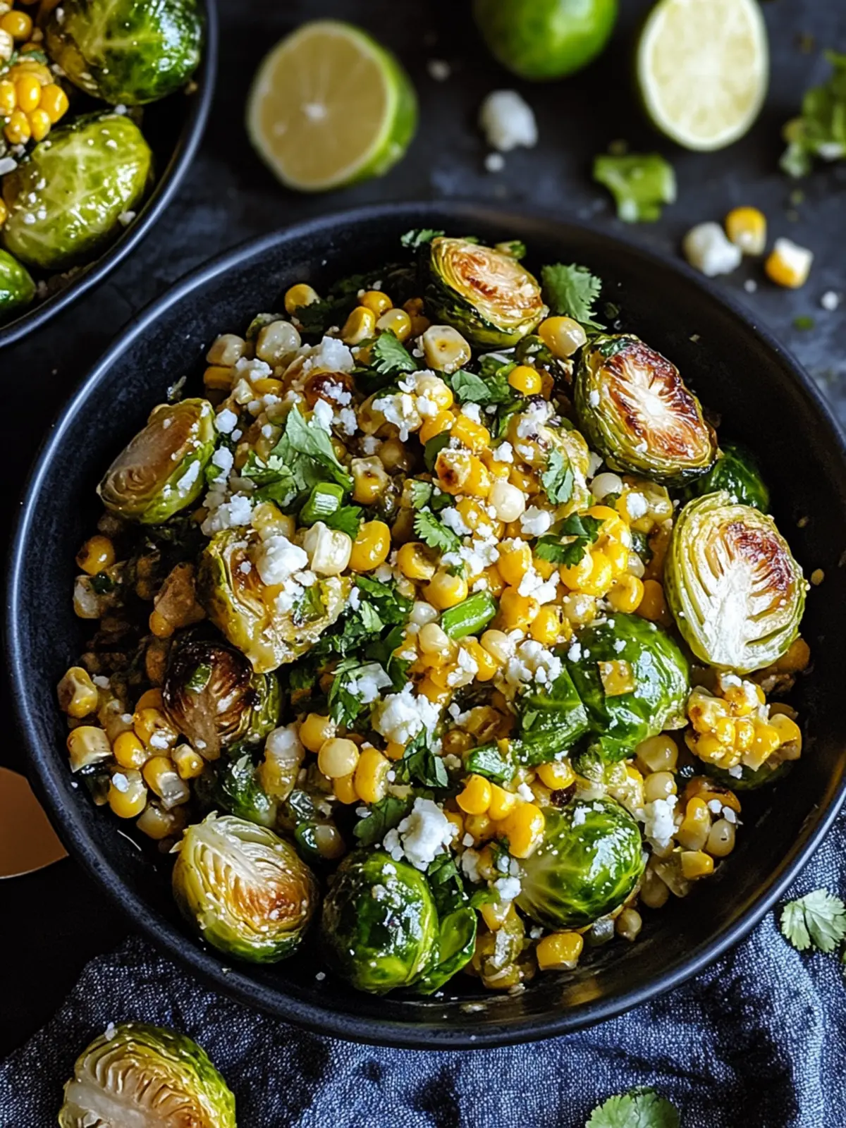 Mexican Street Corn Brussels Sprouts
