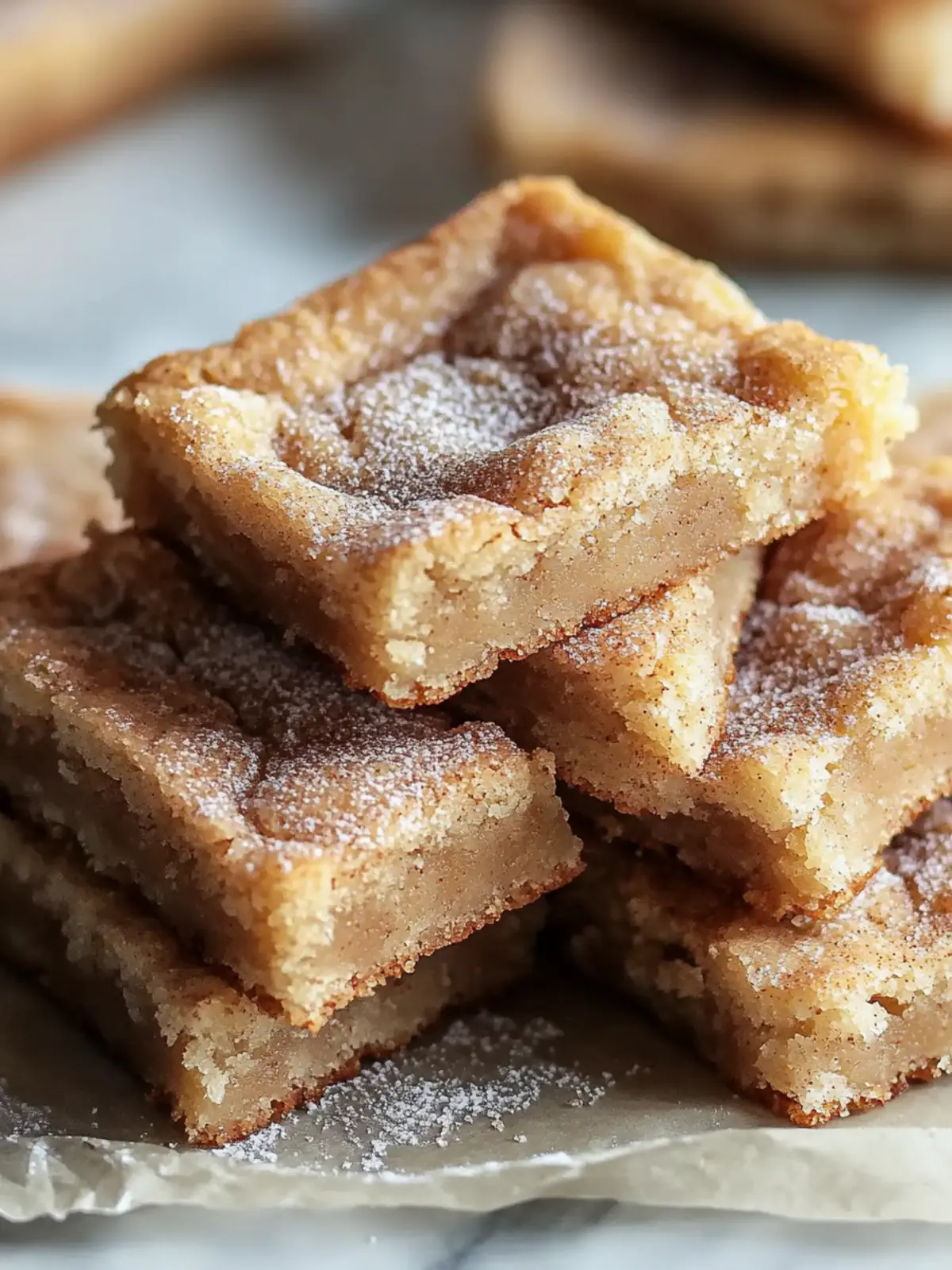 Easy Cinnamon Sugar Blondies